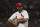 St. Louis Cardinals starting pitcher Adam Wainwright looks on in the second inning of a baseball game against the Milwaukee Brewers on Wednesday Sept. 14, 2022, in St. Louis. (AP Photo/Joe Puetz)
