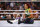 INGLEWOOD, CALIFORNIA - APRIL 01: Becky Lynch, Lita and Trish Status wrestle Damage CTRL during WrestleMania Goes Hollywood at SoFi Stadium on April 01, 2023 in Inglewood, California. (Photo by Ronald Martinez/Getty Images)