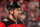 NEWARK, NEW JERSEY - MARCH 12: Miles Wood #44 of the New Jersey Devils waits for the face off during the first period against the Carolina Hurricanes at Prudential Center on March 12, 2023 in Newark, New Jersey. (Photo by Elsa/Getty Images)