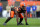 CLEVELAND, OH - NOVEMBER 10: Cleveland Browns defensive end Chris Smith (50) at the line of scrimmage during the fourth quarter of the National Football League game between the Buffalo Bills and Cleveland Browns on November 10, 2019, at FirstEnergy Stadium in Cleveland, OH. (Photo by Frank Jansky/Icon Sportswire via Getty Images)
