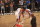 NEW YORK, UNITED STATES - APRIL 20: James Harden (L) of Philadelphia 76ers is seen during the game against the Brooklyn Nets at the Barclays Center in Brooklyn of New York, United States on April 20, 2023. (Photo by Selcuk Acar/Anadolu Agency via Getty Images)