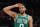 ATLANTA, GEORGIA - APRIL 21:  Jayson Tatum #0 of the Boston Celtics reacts after Trae Young #11 of the Atlanta Hawks collected his second foul during the second quarter of Game Three of the Eastern Conference First Round Playoffs at State Farm Arena on April 21, 2023 in Atlanta, Georgia.  NOTE TO USER: User expressly acknowledges and agrees that, by downloading and or using this photograph, User is consenting to the terms and conditions of the Getty Images License Agreement.  (Photo by Kevin C. Cox/Getty Images)