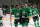 DALLAS, TX  MAY 2: Joe Pavelski #16 and Thomas Harley #55 of the Dallas Stars celebrate a goal against the Seattle Kraken in Game One of the Second Round of the 2023 Stanley Cup Playoffs at American Airlines Center on May 2, 2023, in Dallas, Texas (Photo by Glenn James/NHLI via Getty Images)