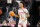 ALBANY, NY - MARCH 19: Jalen Hood-Schifino #1 of the Indiana Hoosiers dribbles against the Miami Hurricanes during the first half during the second round of the 2023 NCAA Men's Basketball Tournament held at MVP Arena on March 19, 2023 in Albany, New York. (Photo by C. Morgan Engel/NCAA Photos via Getty Images)