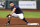 HOUSTON, TEXAS - MAY 03: Jose Altuve #27 of the Houston Astros takes infield as he continues to rehab a broken right thumb at Minute Maid Park on May 03, 2023 in Houston, Texas. (Photo by Bob Levey/Getty Images)