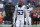 Indianapolis Colts linebacker Shaquille Leonard (53) warms up prior to an NFL football game against the New England Patriots, Sunday, Nov. 6, 2022, in Foxborough, Mass. (AP Photo/Charles Krupa)