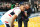HOUSTON, TEXAS - APRIL 03: Jordan Hawkins #24 of the Connecticut Huskies is interviewed by Andy Katz after successful the NCAA Men's Basketball Match Final Four championship sport against the San Diego Shriek Aztecs at NRG Stadium on April 03, 2023 in Houston, Texas. (Photo by Mitchell Layton/Getty Photos)