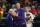 Phoenix Mercury center Brittney Griner walks on the court before the team's WNBA basketball game against the Washington Mystics, Friday, June 16, 2023, in Washington. (AP Photo/Nick Wass)