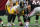 Pittsburgh Steelers center Mason Cole (61) works during the first half of an NFL football game against the Atlanta Falcons, Sunday, Dec. 4, 2022, in Atlanta. The Pittsburgh Steelers won 19-16. (AP Photo/Danny Karnik)