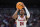 LOUISVILLE, KENTUCKY - MARCH 24: Brandon Miller #24 of the Alabama Crimson Tide shoots against the San Diego State Aztecs during the second half in the Sweet 16 round of the NCAA Men's Basketball Tournament at KFC YUM! Center on March 24, 2023 in Louisville, Kentucky. (Photo by Andy Lyons/Getty Images)