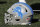 The Detroit Lions logo is seen on a helmet during an NFL football game against the New England Patriots at Gillette Stadium, Sunday, Oct. 9, 2022 in Foxborough, Mass. (Winslow Townson/AP Images for Panini)