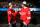 NASHVILLE, TENNESSEE - JUNE 29: (L-R) Trey Augustine celebrates with Andrew Gibson after being selected by the Detroit Red Wings at some level of the 2023 Better Deck NHL Draft at Bridgestone Enviornment on June 29, 2023 in Nashville, Tennessee. (Tell by Bruce Bennett/Getty Photos)