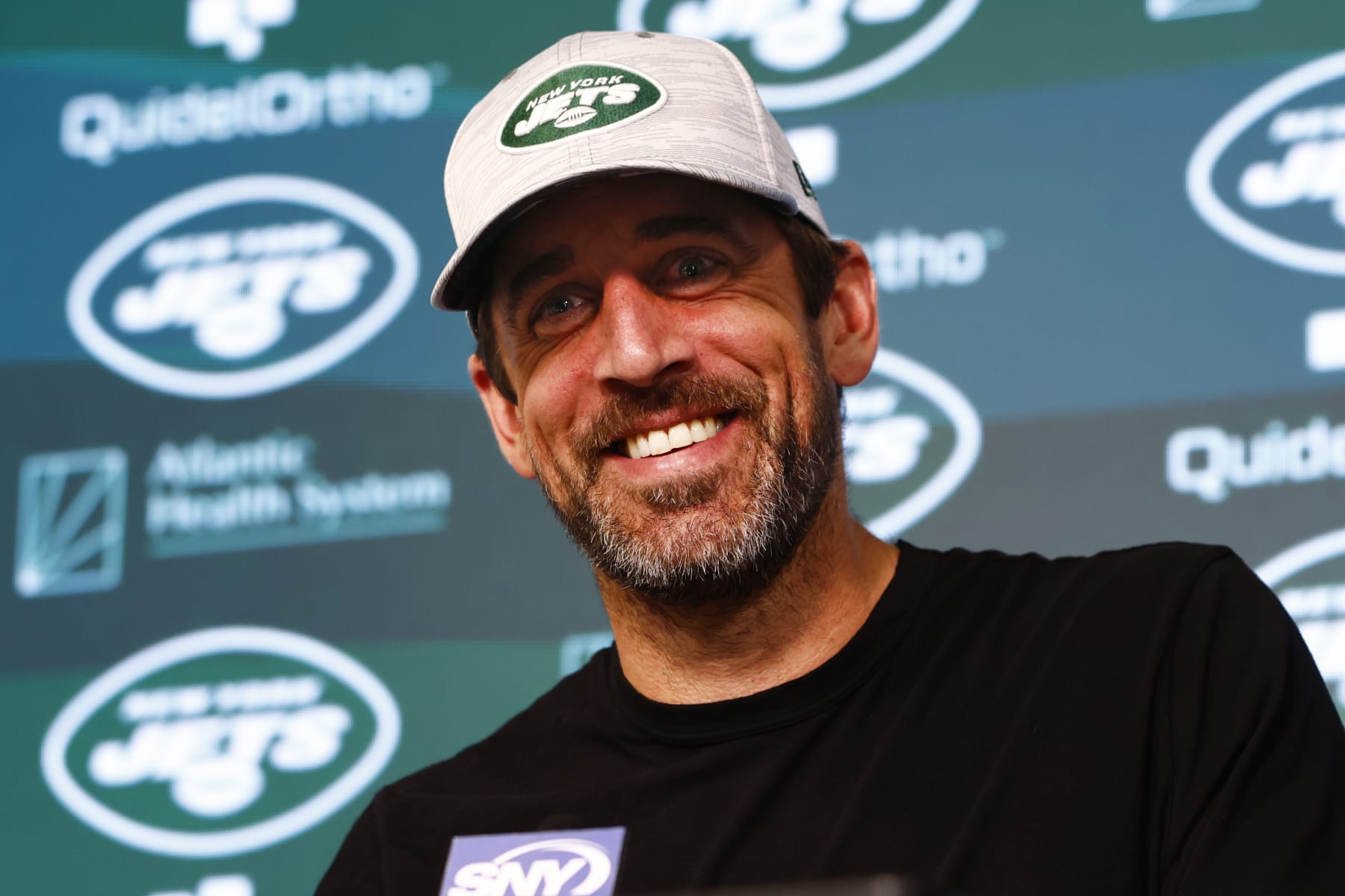 New York Jets quarterback Aaron Rodgers