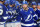 TAMPA, FLORIDA - APRIL 29: Steven Stamkos #91 of the Tampa Bay Lightning celebrates a goal in the third period during  Game Six of the First Round of the 2023 Stanley Cup Playoffs against the Toronto Maple Leafs at Amalie Arena on April 29, 2023 in Tampa, Florida. (Photo by Mike Ehrmann/Getty Images)