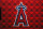 KANSAS CITY, MO - JUNE 17: The Los Angeles Angels logo during an MLB game between the Los Angeles Angles and Kansas City Royals on June 17, 2023 at Kaufmann Stadium in Kansas City, MO. (Photo by Scott Winters/Icon Sportswire via Getty Images)