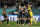 New Zealand's players celebrate at the end of the Women's World Cup soccer match between New Zealand and Norway in Auckland, New Zealand, Thursday, July 20, 2023. (AP Photo/Abbie Parr)