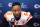 Kansas City Chiefs defensive end Carlos Dunlap answers a question during an NFL football Super Bowl media availability in Scottsdale, Ariz., Tuesday, Feb. 7, 2023. The Chiefs will play against the Philadelphia Eagles in Super Bowl 57 on Sunday. (AP Photo/Ross D. Franklin)