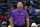 Los Angeles Sparks head coach and general manager Derek Fisher yells to his team during the first half of the WNBA basketball game against the Chicago Sky, Friday, May 6, 2022, in Chicago. (AP Photo/Kamil Krzaczynski)