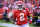 Kansas City Chiefs running back Ronald Jones during warmups before an NFL divisional round playoff football game against the Jacksonville Jaguars, Saturday, Jan. 21, 2023 in Kansas City, Mo. (AP Photo/Reed Hoffmann)