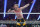 SAN ANTONIO, TEXAS - JANUARY 28: Logan Paul reacts during the WWE Royal Rumble at the Alamodome on January 28, 2023 in San Antonio, Texas. (Photo by Alex Bierens de Haan/Getty Images)