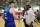 LAS VEGAS, NV - AUGUST 6: Austin Reaves and Chris Paul talk during the USA Men's National Team Practice as part of 2023 FIBA World Cup on August 6, 2023 at the Mendenhall Center in Las Vegas, Nevada. NOTE TO USER: User expressly acknowledges and agrees that, by downloading and or using this photograph, User is consenting to the terms and conditions of the Getty Images License Agreement. Mandatory Copyright Notice: Copyright 2023 NBAE (Photo by Jim Poorten/NBAE via Getty Images)