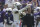 Colorado cornerback Travis Hunter motions after a catch for a first down against TCU during the first half of an NCAA college football game, Saturday, Sept. 2, 2023, in Fort Worth, Texas. (AP Photo/LM Otero)