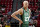 LAS VEGAS, NV - JULY 15: Jordan Walsh #27 of the Boston Celtics looks on during the game against the Orlando Magic during the 2023 NBA Las Vegas Summer League on July 15, 2023 at the Thomas & Mack Center in Las Vegas, Nevada. NOTE TO USER: User expressly acknowledges and agrees that, by downloading and/or using this Photograph, user is consenting to the terms and conditions of the Getty Images License Agreement. Mandatory Copyright Notice: Copyright 2023 NBAE (Photo by David Dow/NBAE via Getty Images)