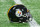 ATLANTA, GA  AUGUST 24:  A Pittsburgh Steelers football helmet prior to the start of the NFL game between the Pittsburgh Steelers and the Atlanta Falcons on August 24th, 2023 at Mercedes-Benz Stadium in Atlanta, GA.  (Photo by Rich von Biberstein/Icon Sportswire via Getty Images)