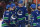 VANCOUVER, CANADA - APRIL 6: J.T. Miller #9 of the Vancouver Canucks celebrates his goal with teammates during the final minute of the third period of their NHL game against the Chicago Blackhawks at Rogers Arena April 6, 2023 in Vancouver, British Columbia, Canada.  (Photo by Jeff Vinnick/NHLI via Getty Images)
