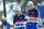 US golfer, Jordan Spieth (R) and US golfer, Justin Thomas (L) on the 2nd green during practice ahead of the 44th Ryder Cup at the Marco Simone Golf and Country Club in Rome on September 27, 2023. (Photo by Alberto PIZZOLI / AFP) (Photo by ALBERTO PIZZOLI/AFP via Getty Images)