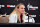 LAS VEGAS, NV - OCTOBER 11: Head Coach Becky Hammon of the Las Vegas Aces talks to the media before the game against the New York Liberty during Game 2 of the 2023 WNBA Finals on October 11, 2023 at the Michelob ULTRA Arena in Las Vegas, Nevada. NOTE TO USER: User expressly acknowledges and agrees that, by downloading and or using this photograph, User is consenting to the terms and conditions of the Getty Images License Agreement. Mandatory Copyright Notice: Copyright 2023 NBAE (Photo by Barry Gossage/NBAE via Getty Images)