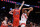 TORONTO, CANADA - OCTOBER 20: Scottie Barnes #4 of the Toronto Raptors drives to the net against Corey Kispert #24 of the Washington Wizards during the first half of their NBA game at Scotiabank Arena on October 20, 2023 in Toronto, Canada. NOTE TO USER: User expressly acknowledges and agrees that, by downloading and or using this photograph, User is consenting to the terms and conditions of the Getty Images License Agreement. (Photo by Cole Burston/Getty Images)