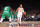 NEW YORK, NY - OCTOBER 25: Jalen Brunson #11 of the New York Knicks brings the ball up court against the Boston Celtics on October 25, 2023 at Madison Square Garden in New York City, New York.  NOTE TO USER: User expressly acknowledges and agrees that, by downloading and or using this photograph, User is consenting to the terms and conditions of the Getty Images License Agreement. Mandatory Copyright Notice: Copyright 2023 NBAE  (Photo by Nathaniel S. Butler/NBAE via Getty Images)