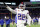 ORCHARD PARK, NEW YORK - OCTOBER 15: Adoree' Jackson #22 of the New York Giants signals to fans prior to a game against the Buffalo Bills at Highmark Stadium on October 15, 2023 in Orchard Park, New York. (Photo by Bryan Bennett/Getty Images)