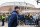 ANN ARBOR, MI - NOVEMBER 04:  Michigan Wolverines head coach Jim Harbaugh comes off of the bus to the locker room during the Michigan Wolverines versus the Purdue Boilermakers on Saturday November 4, 2023 at Michigan Stadium in Ann Arbor, MI. (Photo by Steven King/Icon Sportswire via Getty Images)