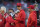 Los Angeles Angels' Shohei Ohtani, second from right, accepts the team's Most Valuable Player Award before a baseball game against the Oakland Athletics in Anaheim, Calif., Saturday, Sept. 30, 2023. (AP Photo/Ashley Landis)