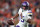 DENVER, COLORADO - NOVEMBER 19: Quarterback Joshua Dobbs #15 of the Minnesota Vikings scrambles with the football during the first quarter of the NFL game against the Denver Broncos at Empower Field At Mile High on November 19, 2023 in Denver, Colorado. (Photo by Matthew Stockman/Getty Images)