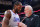 SAN ANTONIO, TX - NOVEMBER 22: Kawhi Leonard #2 of the LA Clippers talks to Head Coach Gregg Popovich of the San Antonio Spurs after the game on November 22, 2023 at the Frost Bank Center in San Antonio, Texas. NOTE TO USER: User expressly acknowledges and agrees that, by downloading and or using this photograph, user is consenting to the terms and conditions of the Getty Images License Agreement. Mandatory Copyright Notice: Copyright 2023 NBAE (Photos by Michael Gonzales/NBAE via Getty Images)
