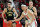 LINCOLN, NEBRASKA - JANUARY 9: Keisei Tominaga #30 of the Nebraska Cornhuskers drives up the court ahead of Ethan Morton #25 of the Purdue Boilermakers in the first half at Pinnacle Bank Arena on January 9, 2024 in Lincoln, Nebraska. (Photo by Steven Branscombe/Getty Images)