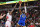 CHICAGO, ILLINOIS - JANUARY 12: Jonathan Kuminga shoots over Patrick Williams #44 of the Chicago Bulls in the second half on January 12, 2024 at United Center in Chicago, Illinois. Golden State defeated Chicago 140-131. NOTE TO USER: User expressly acknowledges and agrees that, by downloading and or using this photograph, User is consenting to the terms and conditions of the Getty Images License Agreement. (Photo by Jamie Sabau/Getty Images)