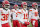 BALTIMORE, MARYLAND - JANUARY 28: Patrick Mahomes #15 of the Kansas City Chiefs walks on the field with Kansas City Chiefs team captains before the AFC championship game against the Baltimore Ravens at M&T Bank Stadium on January 28, 2024 in Baltimore, Maryland. (Photo by Kara Durrette/Getty Images)