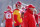 HENDERSON, NEVADA - FEBRUARY 09:  Quarterback Patrick Mahomes #15 and head coach Andy Reid are seen during Kansas City Chiefs practice ahead of Super Bowl LVIII at the Las Vegas Raiders Headquarters/Intermountain Healthcare Performance Center on February 09, 2024 in Henderson, Nevada. (Photo by Jamie Squire/Getty Images)