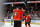 ANAHEIM, CA - FEBRUARY 17: Frank Vatrano #77 of the Anaheim Ducks celebrates his third-period goal during the game against the Los Angeles Kings at Honda Center on February 17, 2023 in Anaheim, California. (Photo by Debora Robinson/NHLI via Getty Images)