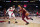 TORONTO, ON - JANUARY 1: Craig Porter Jr. #9 of Cleveland Cavaliers drives against RJ Barrett #9 of the Toronto Raptors during the first half of their basketball game at the Scotiabank Arena on January 1, 2024 in Toronto, Ontario, Canada. NOTE TO USER: User expressly acknowledges and agrees that, by downloading and/or using this Photograph, user is consenting to the terms and conditions of the Getty Images License Agreement. (Photo by Mark Blinch/Getty Images)