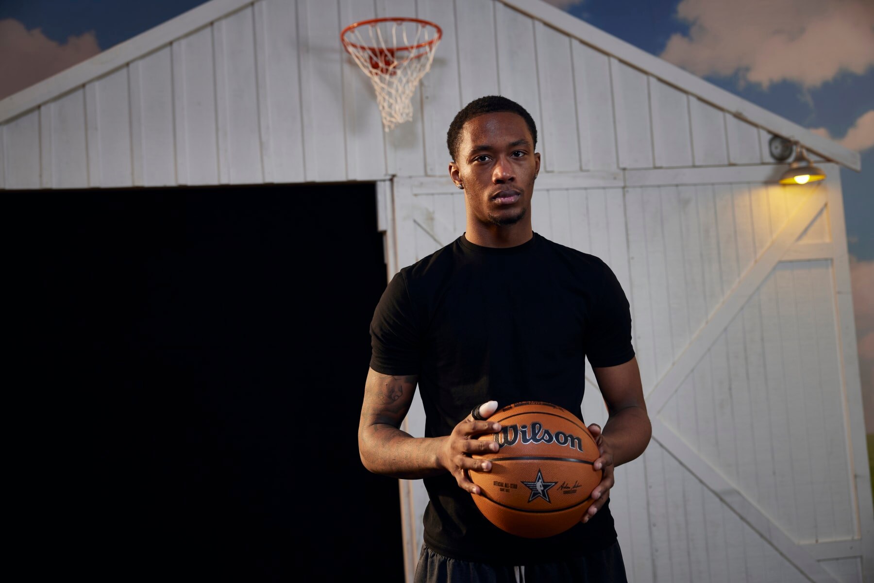 INDIANAPOLIS, IN - FEBRUARY 15: Ron Holland #0 of G League Ignite poses for a portrait during the NBAE Media Circuit Portraits as part of NBA All-Star Weekend on Thursday, February 15, 2024 in Indianapolis, Indiana. NOTE TO USER: User expressly acknowledges and agrees that, by downloading and/or using this Photograph, user is consenting to the terms and conditions of the Getty Images License Agreement. Mandatory Copyright Notice: Copyright 2024 NBAE (Photo by Michael LeBrecht/NBAE via Getty Images)