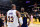 SAN FRANCISCO, CA - JANUARY 27:  LeBron James #23 of the Los Angeles Lakers and Draymond Green #23 of the Golden State Warriors meet after the game on January 27, 2024 at Chase Center in San Francisco, California. NOTE TO USER: User expressly acknowledges and agrees that, by downloading and or using this photograph, user is consenting to the terms and conditions of Getty Images License Agreement. Mandatory Copyright Notice: Copyright 2024 NBAE (Photo by Barry Gossage/NBAE via Getty Images)