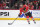 CHICAGO, ILLINOIS - FEBRUARY 13: Tyler Johnson #90 of the Chicago Blackhawks skates with the puck during the first period against the Vancouver Canucks at the United Center on February 13, 2024 in Chicago, Illinois. (Photo by Patrick McDermott/Getty Images)