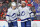 PHILADELPHIA, PENNSYLVANIA - FEBRUARY 27: Nicholas Paul #20 of the Tampa Bay Lightning celebrates his second period goal against the Philadelphia Flyers with Emil Martinsen Lilleberg #78 at the Wells Fargo Center on February 27, 2024 in Philadelphia, Pennsylvania. (Photo by Len Redkoles/NHLI via Getty Images)