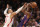 PHOENIX, ARIZONA - FEBRUARY 29: Kevin Durant #35 of the Phoenix Suns attempts to pass the ball under pressure from Dillon Brooks #9 of the Houston Rockets during the second half of the NBA game at Footprint Center on February 29, 2024 in Phoenix, Arizona. NOTE TO USER: User expressly acknowledges and agrees that, by downloading and or using this photograph, User is consenting to the terms and conditions of the Getty Images License Agreement.  (Photo by Christian Petersen/Getty Images)