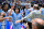 DURHAM, NORTH CAROLINA - MARCH 09: Elliot Cadeau #2 and the North Carolina Tar Heels wave goodbye to the fans as they leave the floor after a win against the Duke Blue Devils at Cameron Indoor Stadium on March 09, 2024 in Durham, North Carolina.The Tar Heels won 84-79. (Photo by Grant Halverson/Getty Images)